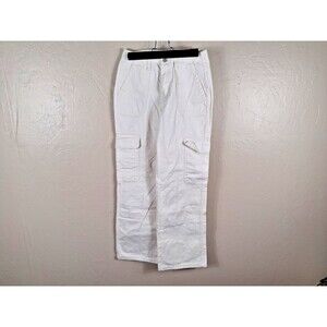 Forever 21 | Women's | Canvas |  Cargo Pants | Ivory |  Size XS | NEW W/O TAGS